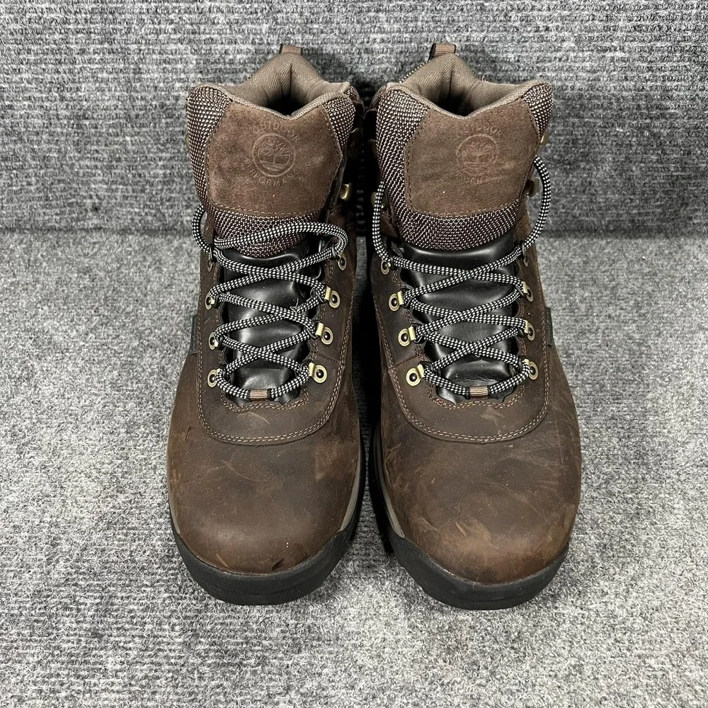 Timberland Boots Mens Size 15 Brown Leather Waterproof Hiking Outdoor 12135